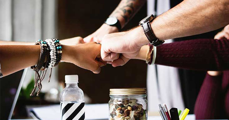 group fist bump; important life lessons