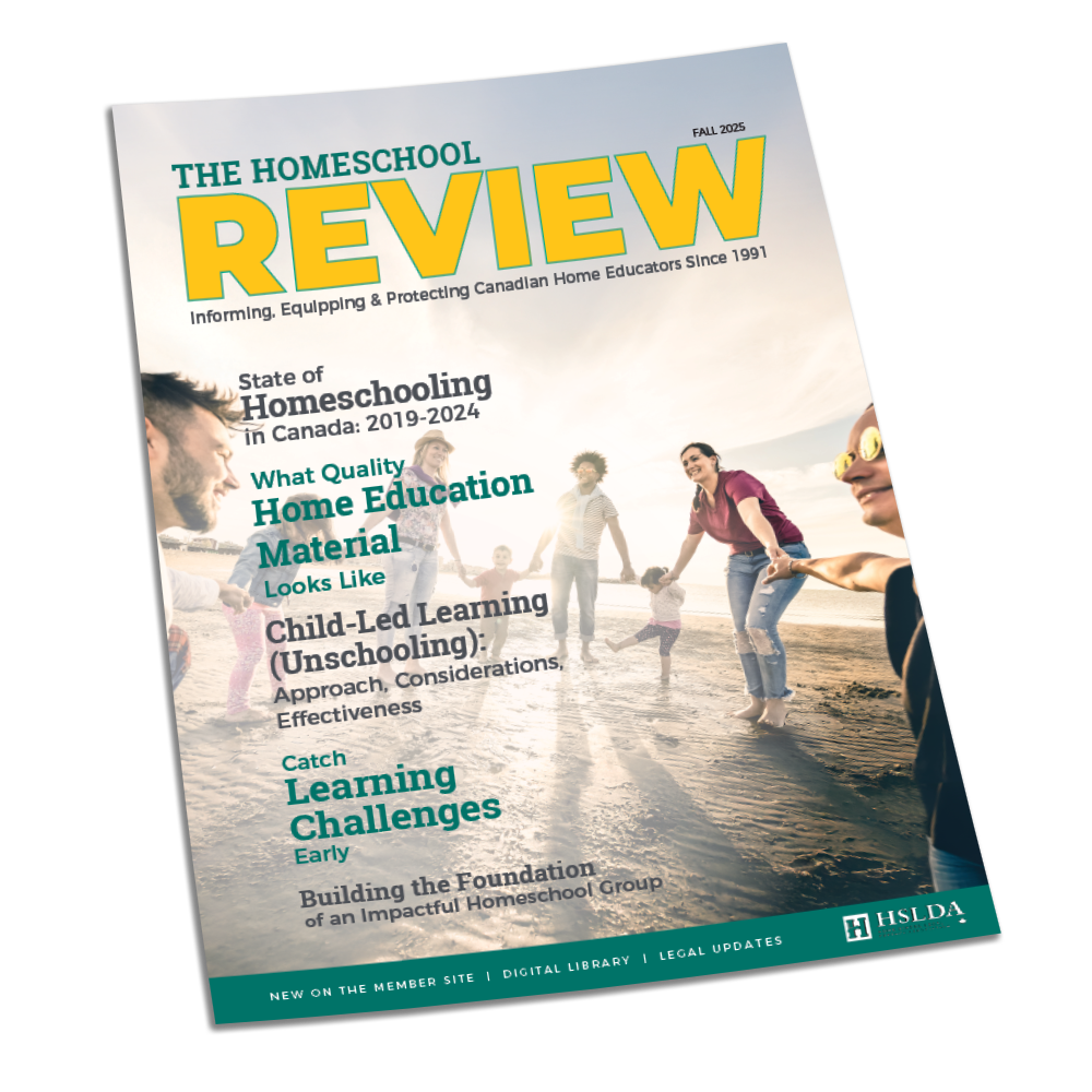 The Homeschool Review magazine cover